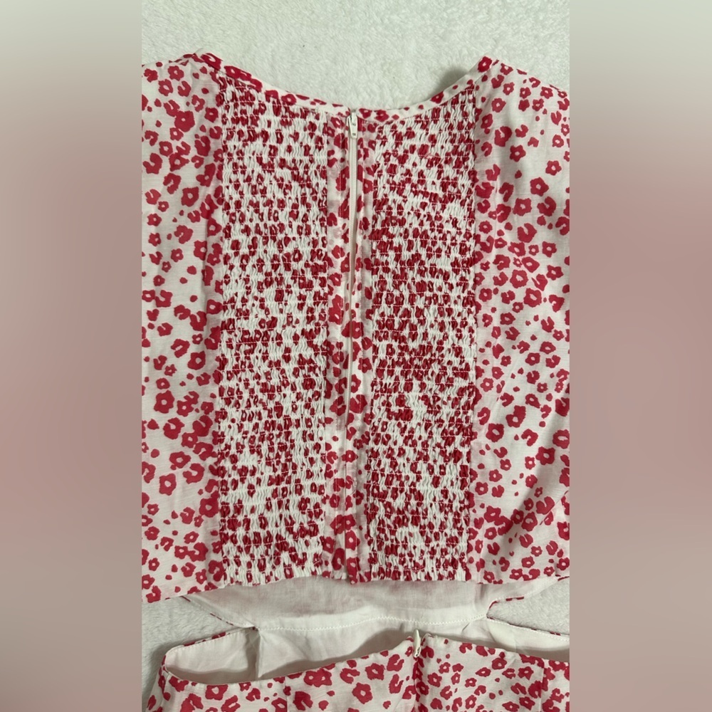 NWOT KEEPSAKE the Label Red and White Casual Floral Sundress Size S - Picture 15 of 16